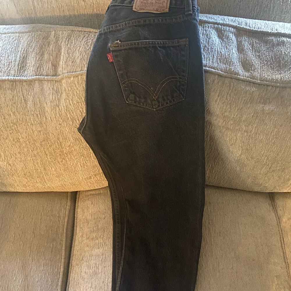 501 Levi’s Washed Black jeans